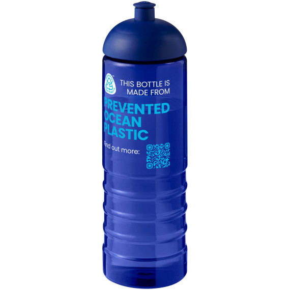 Bouteille publicitaire de sport H2O Active® Eco Treble de 750 ml avec couvercle dôme