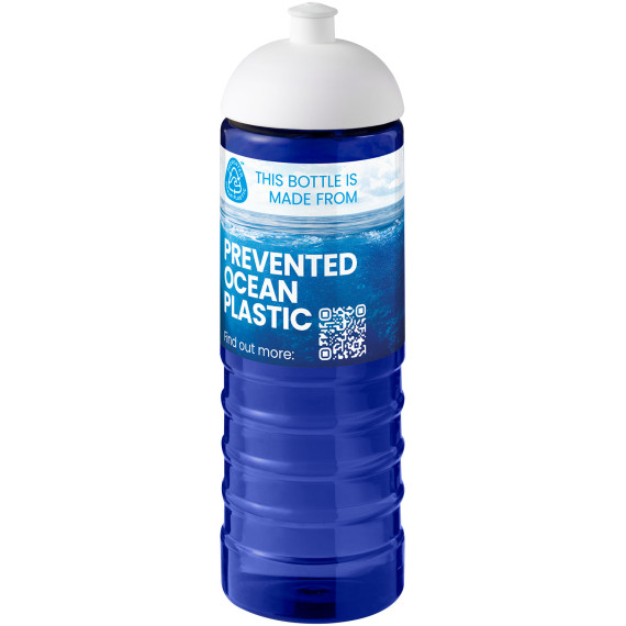 Bouteille publicitaire de sport H2O Active® Eco Treble de 750 ml avec couvercle dôme