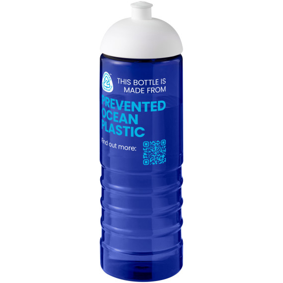 Bouteille publicitaire de sport H2O Active® Eco Treble de 750 ml avec couvercle dôme