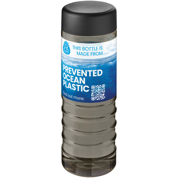 Bouteille publicitaire de sport H2O Active® Eco Treble de 750 ml avec couvercle vissé