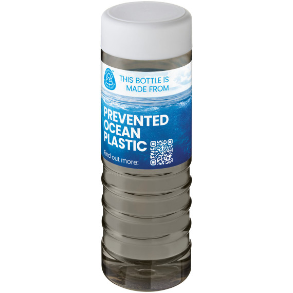 Bouteille publicitaire de sport H2O Active® Eco Treble de 750 ml avec couvercle vissé