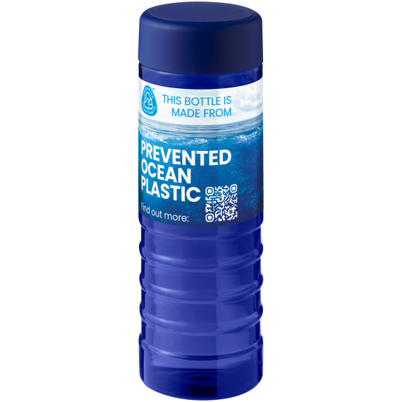 Bouteille publicitaire de sport H2O Active® Eco Treble de 750 ml avec couvercle vissé