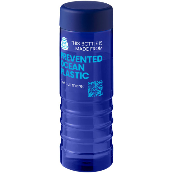 Bouteille publicitaire de sport H2O Active® Eco Treble de 750 ml avec couvercle vissé