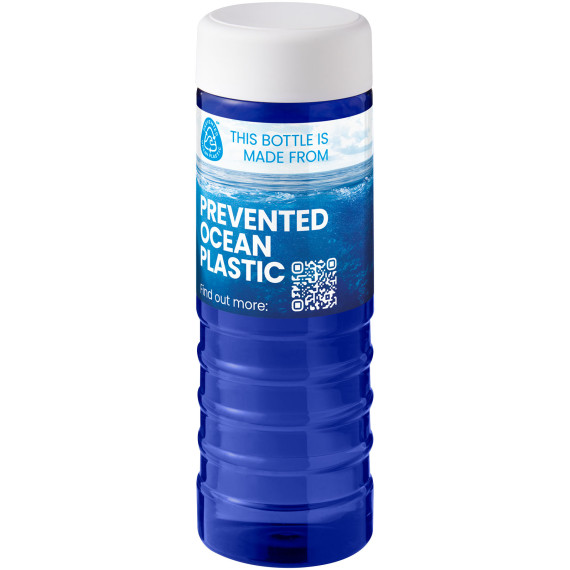 Bouteille publicitaire de sport H2O Active® Eco Treble de 750 ml avec couvercle vissé