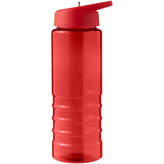 Bouteille publicitaire de sport H2O Active® Eco Treble de 750 ml avec couvercle à bec verseur