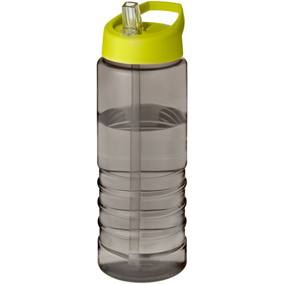 Bouteille publicitaire de sport H2O Active® Eco Treble de 750 ml avec couvercle à bec verseur