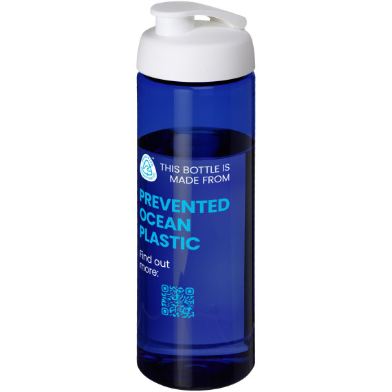 Bouteille publicitaire de sport H2O Active® Eco Vibe de 850 ml avec couvercle à bascule