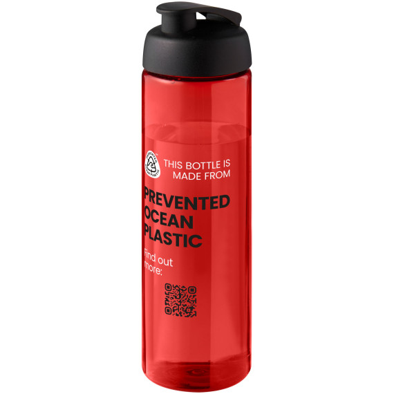 Bouteille publicitaire de sport H2O Active® Eco Vibe de 850 ml avec couvercle à bascule