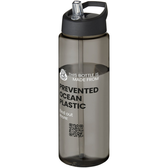 Bouteille publicitaire de sport H2O Active® Eco Vibe de 850 ml avec couvercle à bec verseur