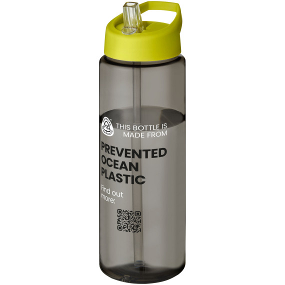 Bouteille publicitaire de sport H2O Active® Eco Vibe de 850 ml avec couvercle à bec verseur