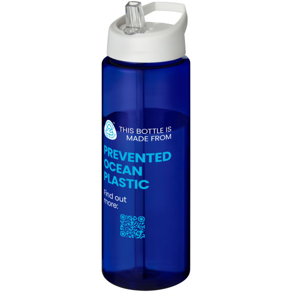 Bouteille publicitaire de sport H2O Active® Eco Vibe de 850 ml avec couvercle à bec verseur