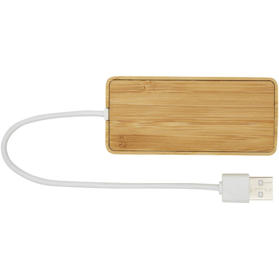 Hub publicitaire USB Tapas en bambou