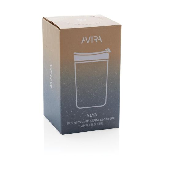 Mug publicitaire 300ml en acier recyclé RCS Avira Alya