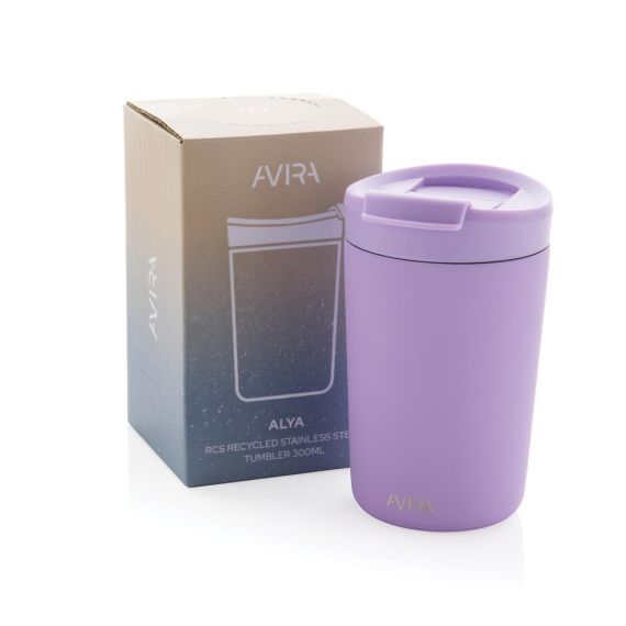 Mug publicitaire 300ml en acier recyclé RCS Avira Alya