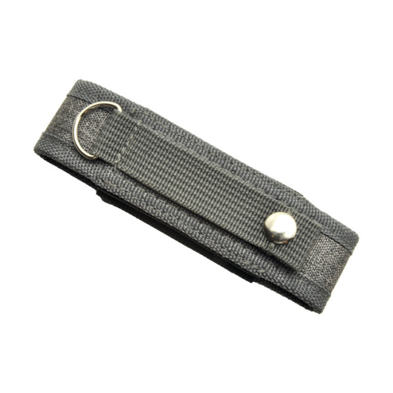 Etui publicitaire de ceinture en nylon pour couteau Slim gris chiné