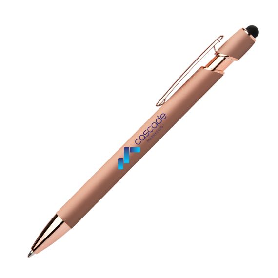 Stylo publicitaire Prince Softy Gel avec Stylet Goldstar® Métal