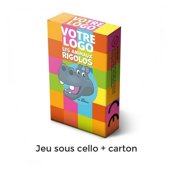 Jeu de mémo publicitaire 58x88 mm