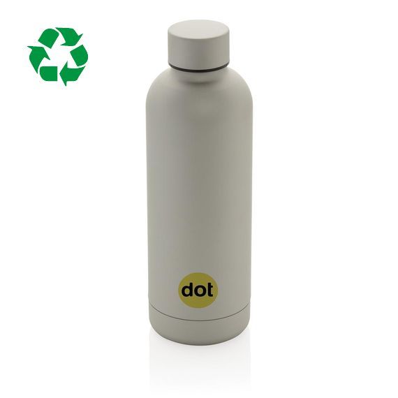 Bouteille publicitaire isotherme 500ml en acier inoxydable RCS recyclée