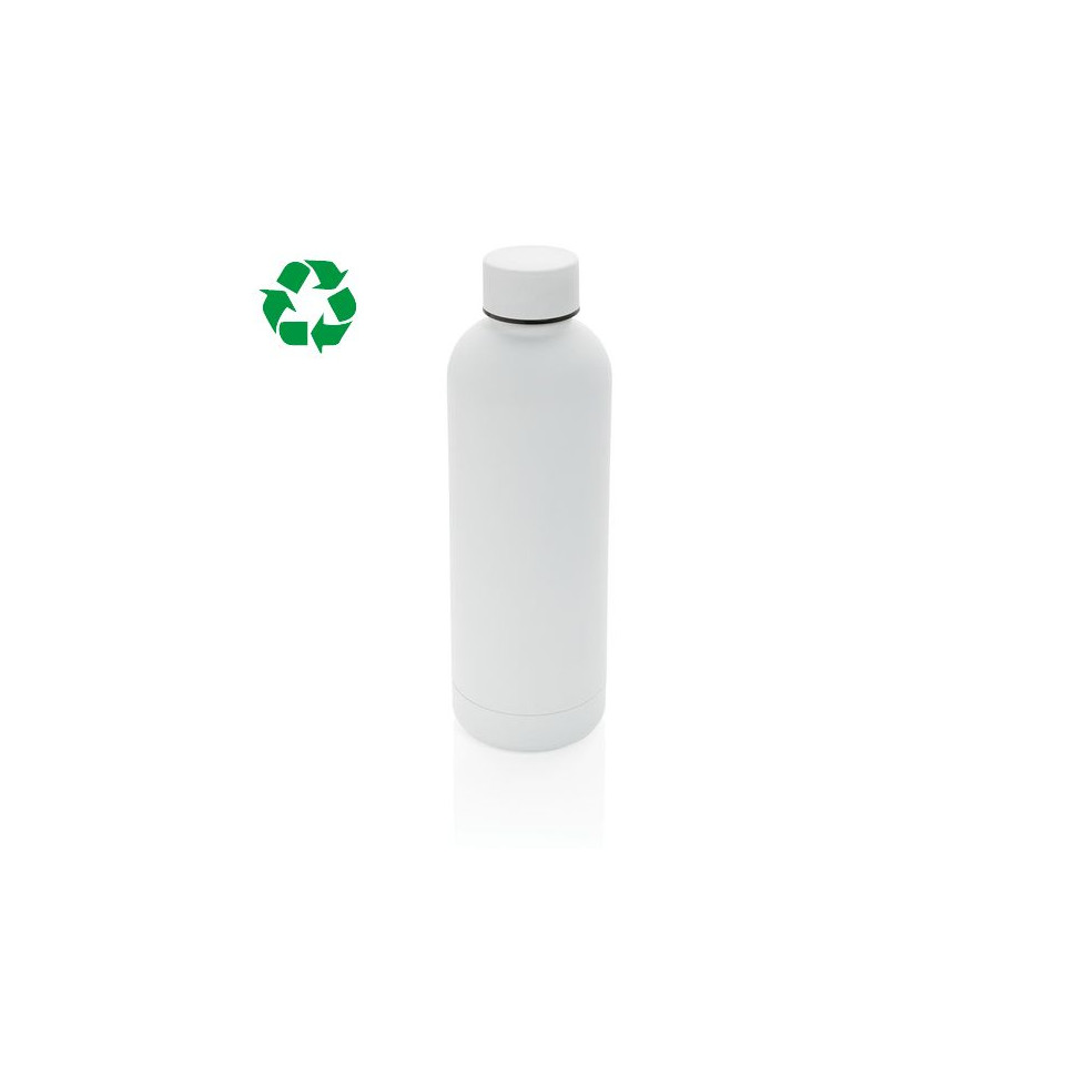 Bouteille publicitaire isotherme 500ml en acier inoxydable RCS recyclée