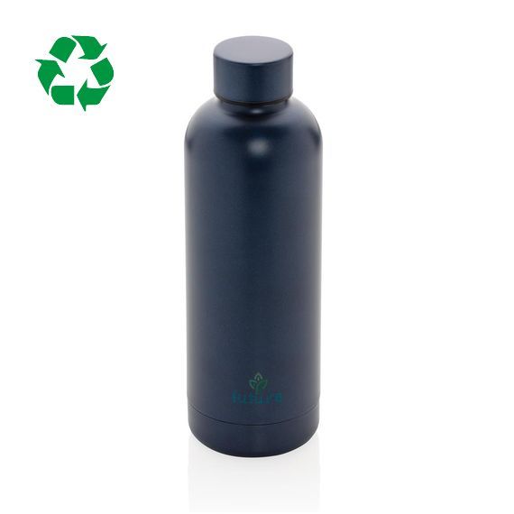 Bouteille publicitaire isotherme 500ml en acier inoxydable RCS recyclée