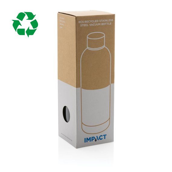 Bouteille publicitaire isotherme 500ml en acier inoxydable RCS recyclée