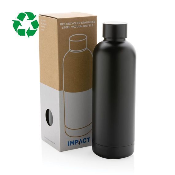 Bouteille publicitaire isotherme 500ml en acier inoxydable RCS recyclée