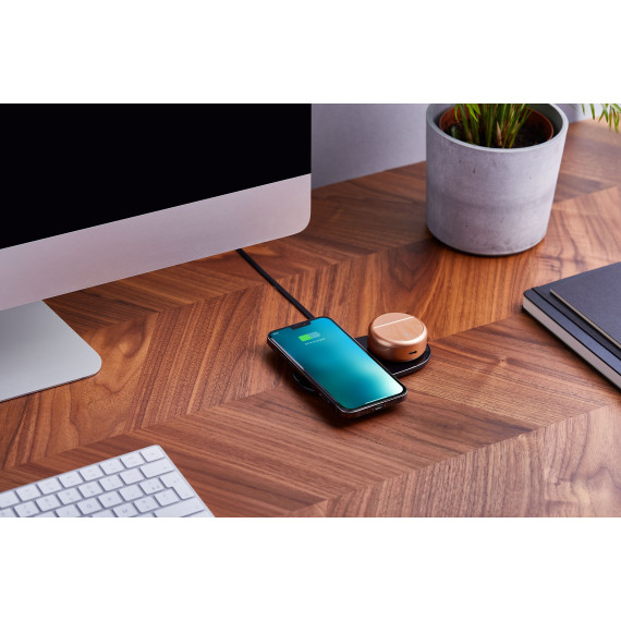 Chargeur publicitaire 2 en 1 slim 2x5W dual wireless charger