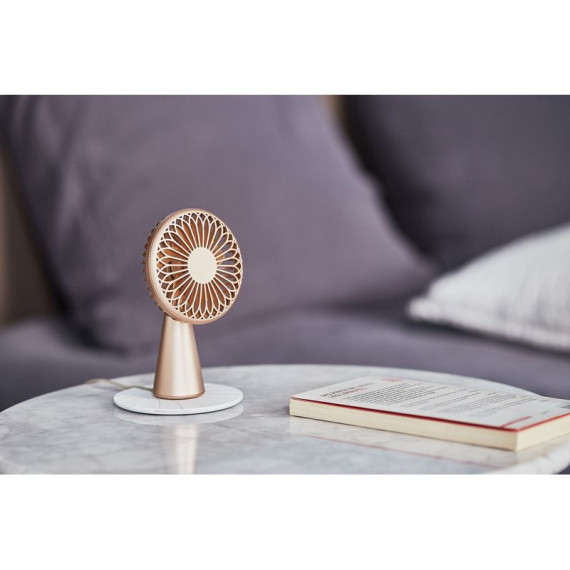 Mini ventilateur publicitaire portatif avec charge sans fil