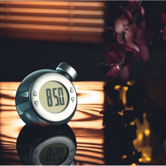 Horloge LCD à eau personnalisable