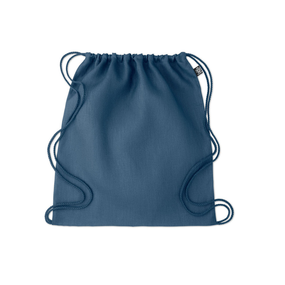 Sac à cordon personnalisable en tissu 100 % Chanvre 200gr/m²