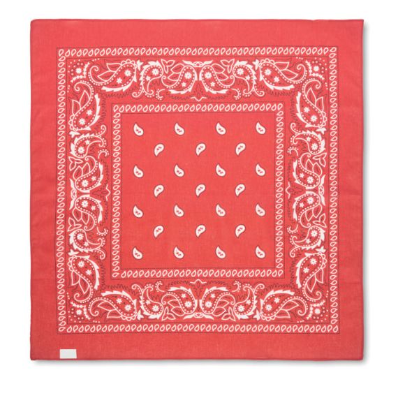 foulard multifonction de forme carré en coton personnalisable