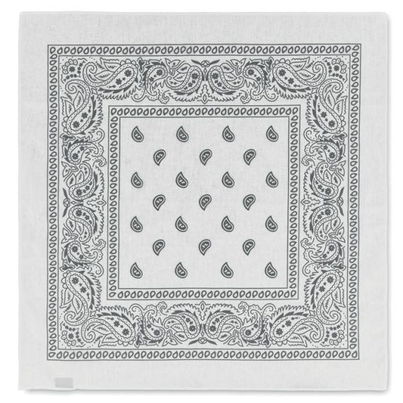 foulard multifonction de forme carré en coton personnalisable