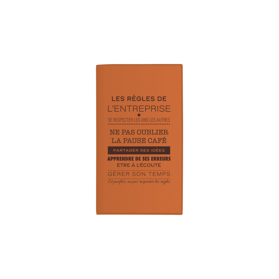 Agendas de poche personnalisables fabriqués en France semainier Express 