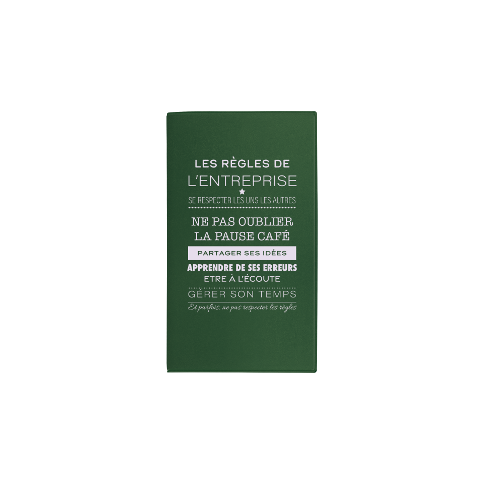 Agendas de poche personnalisables fabriqués en France quinzainier Express 