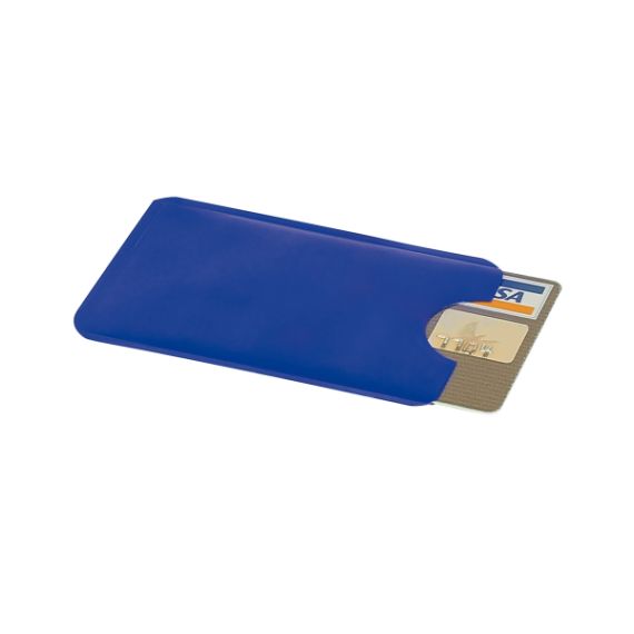 Etui souple personnalisable une carte bancaire anti RFID