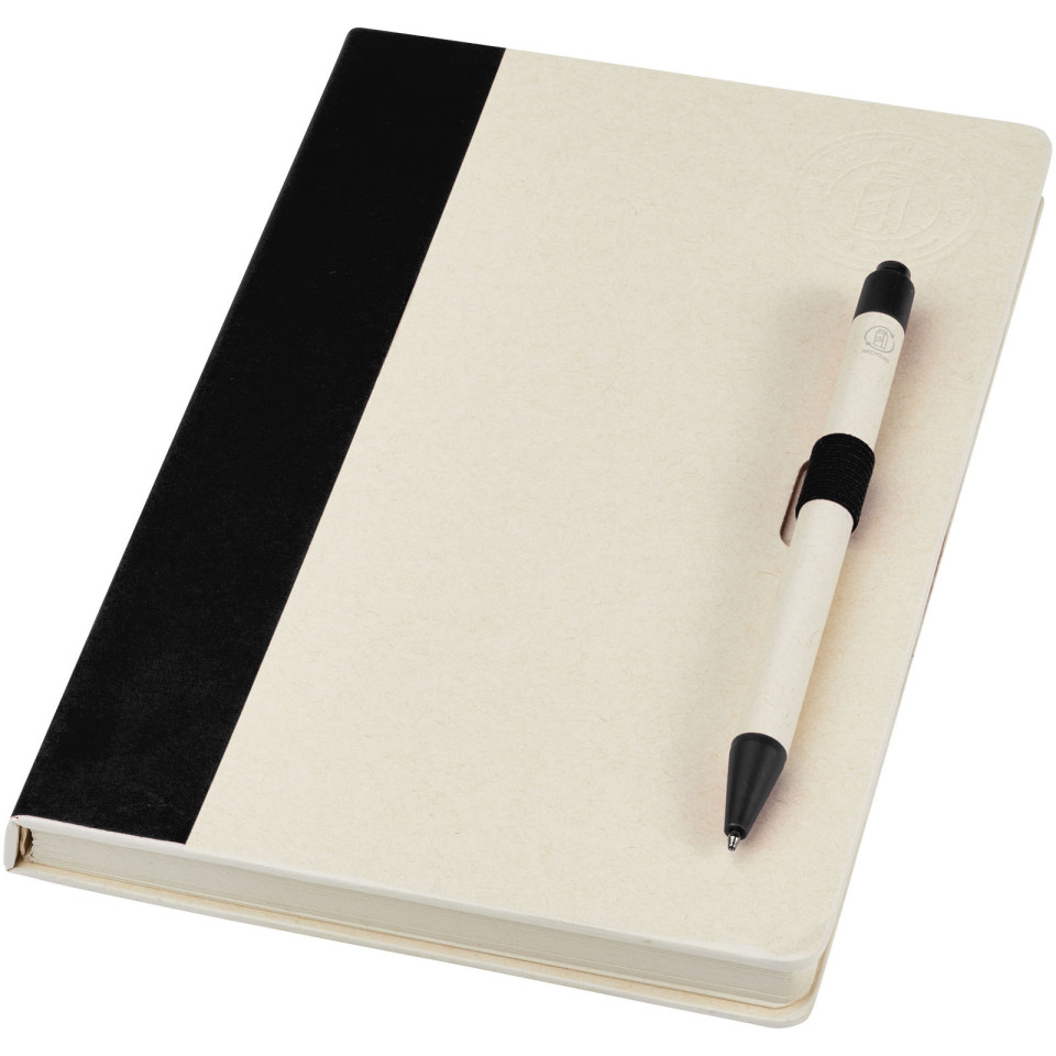 Ensemble publicitaire carnet de notes format A5 et stylo bille Dairy Dream