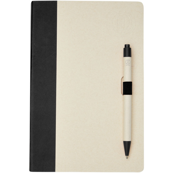 Ensemble publicitaire carnet de notes format A5 et stylo bille Dairy Dream