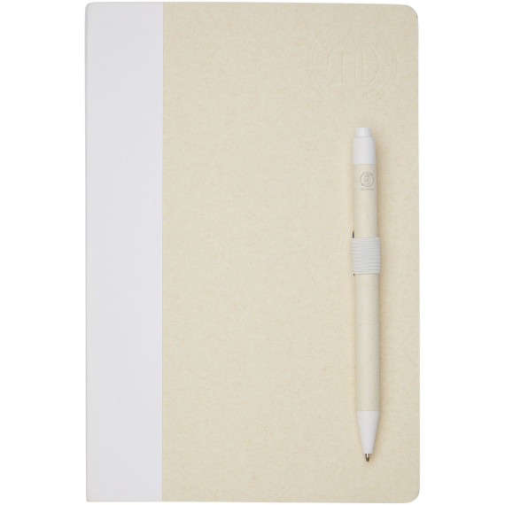 Ensemble publicitaire carnet de notes format A5 et stylo bille Dairy Dream