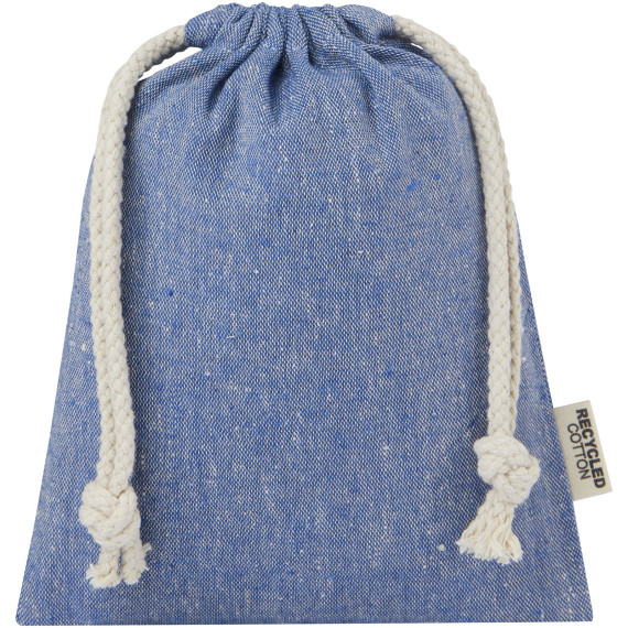 Petit sac publicitaire cadeau Pheebs en coton recyclé GRS 150 g/m² de 0,5 L