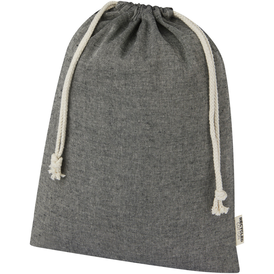 Grand sac publicitaire cadeau Pheebs en coton recyclé GRS 150 g/m² de 4 L