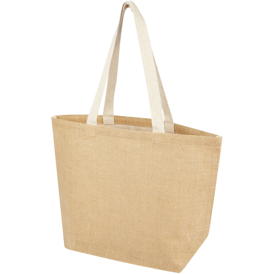 Sac publicitaire shopping Juta de 12 L en jute 300 g/m²