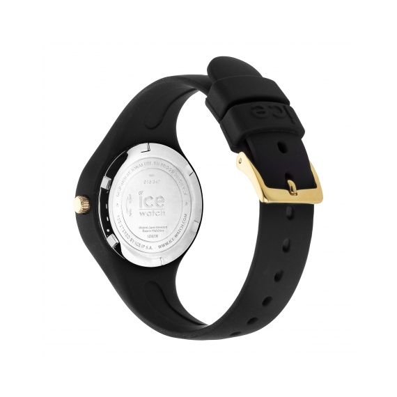 Montre publicitaire Ice-Watch ICE glitter-Black Rose-Gold-Petite