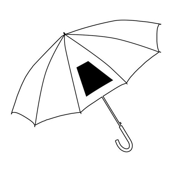 Parapluie publicitaire rose personnalisable automatique103 cm