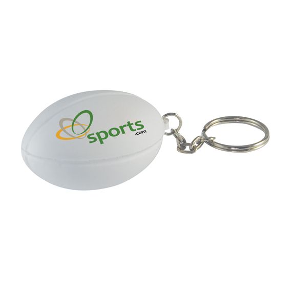 Porte-Clés ballon de rugby Anti-stress personnalisable