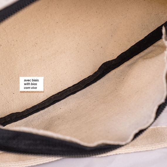 Sac banane en coton naturel230 gr personnalisé fabriqué en Europe Oeko-Tex