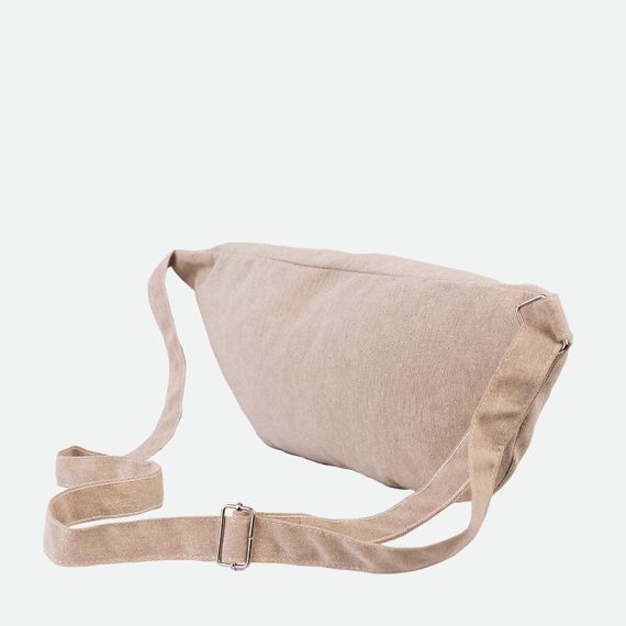 Sac banane en coton naturel230 gr personnalisé fabriqué en Europe Oeko-Tex