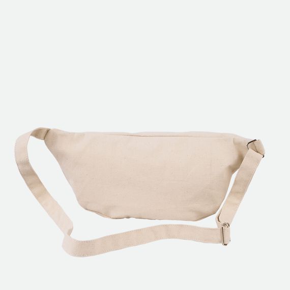 Sac banane en coton naturel230 gr personnalisé fabriqué en Europe Oeko-Tex