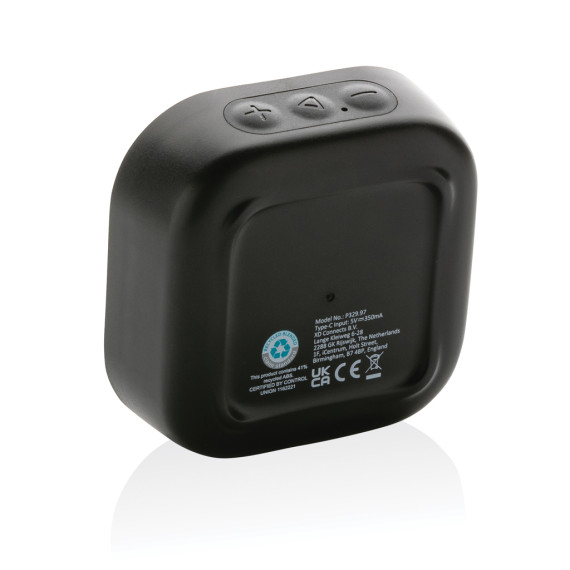 Enceinte publicitaire 3W en plastique recyclé RCS Soundbox