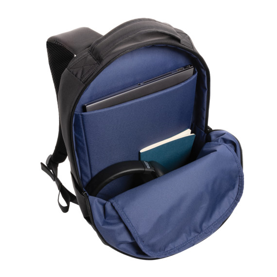 Sac publicitaire à dos ordinateur 15.6" Swiss Peak Brooke en rPET AWARE™