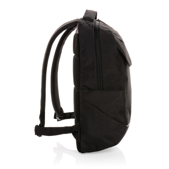 Sac publicitaire à dos ordinateur 15.6" Swiss Peak Brooke en rPET AWARE™